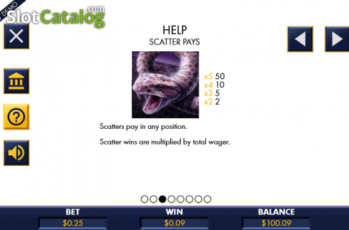Скрин9. Reptile riches слот