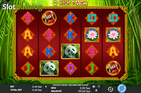 Скрин2. Rich panda (Genesis) слот