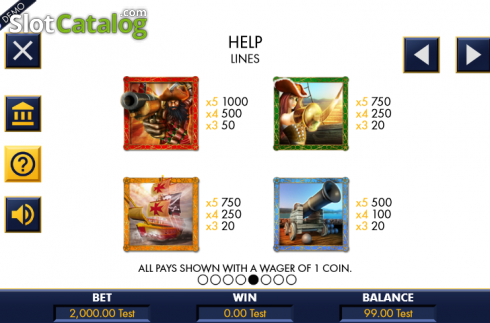 Скрин7. Pillaging Pirates слот