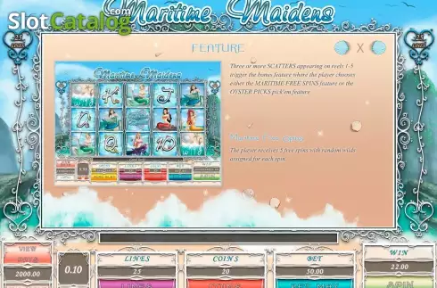 Скрин5. Maritime Maidens слот