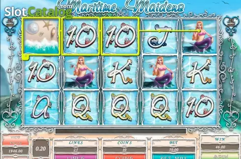 Скрин9. Maritime Maidens слот