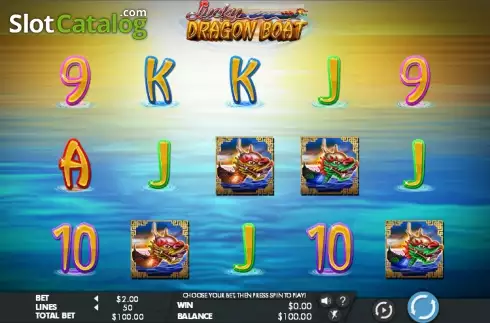 Скрин2. Lucky Dragon Boat слот