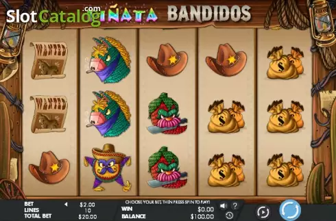 Скрин2. Piñata Bandidos слот