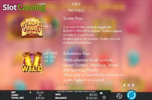 Скрин2. Rumpel Thrill Spins слот