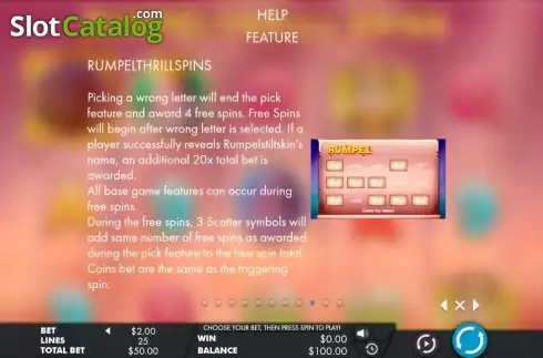 Скрин8. Rumpel Thrill Spins слот