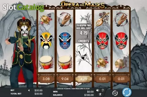 Скрин3. Opera Of The Masks слот