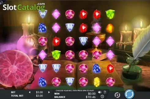 Скрин8. Mysterious gems слот