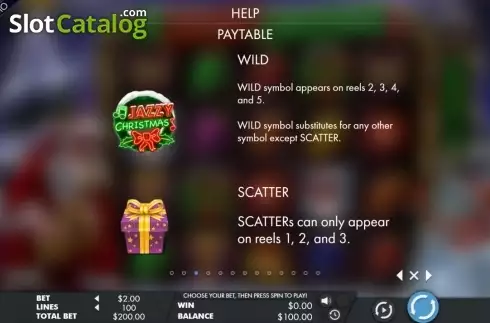 Скрин2. Jazzy Christmas слот
