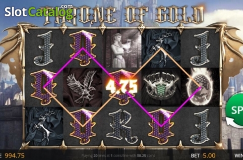 Скрин3. Throne of Gold слот
