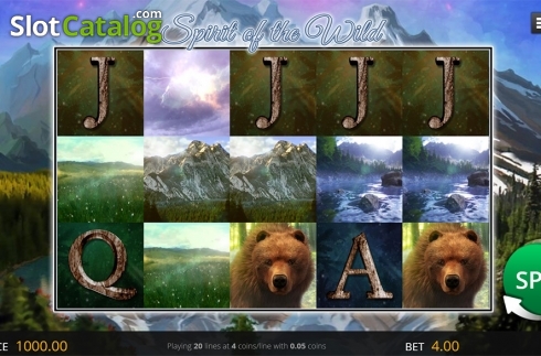 Скрин2. Spirit of the Wild слот