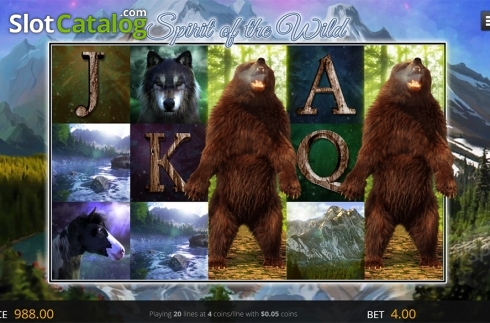 Скрин3. Spirit of the Wild слот