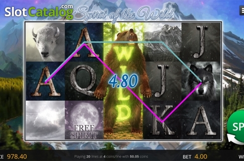Скрин4. Spirit of the Wild слот