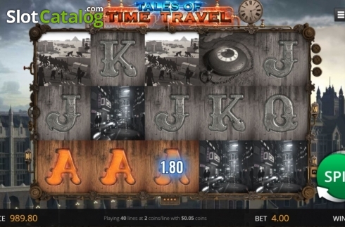 Скрин3. Tales of Time Travel слот