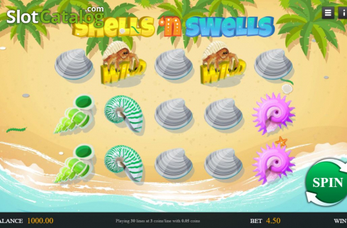 Скрин2. Shells 'n Swells слот