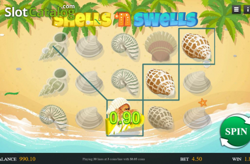 Скрин5. Shells 'n Swells слот