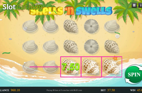 Скрин6. Shells 'n Swells слот