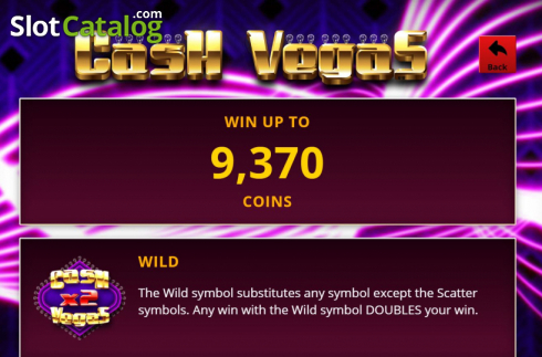 Скрин8. Cash Vegas слот