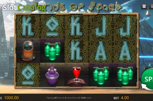 Скрин2. Sands of Space слот