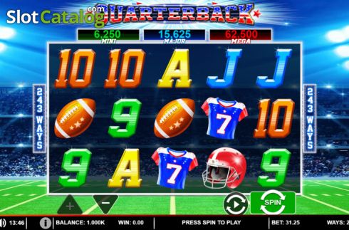 Скрин2. Quarterback слот