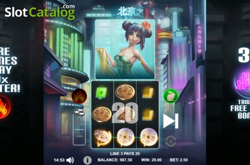 Скрин3. Bejing Nights слот