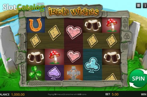 Скрин2. Irish Wishes слот
