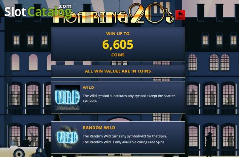 Скрин5. Roaring 20s слот