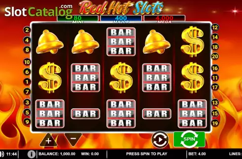 Скрин2. Red Hot Slots слот
