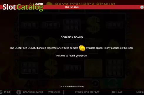 Скрин5. Red Hot Slots слот