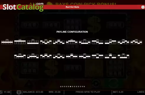 Скрин8. Red Hot Slots слот