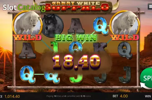 Скрин3. Great White Buffalo слот