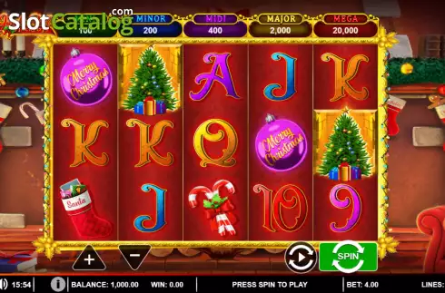 Скрин2. Jingle Bell Jackpots слот