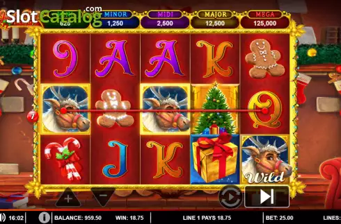 Скрин4. Jingle Bell Jackpots слот
