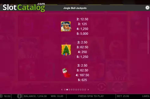 Скрин9. Jingle Bell Jackpots слот