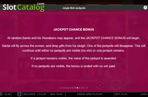 Скрин6. Jingle Bell Jackpots слот