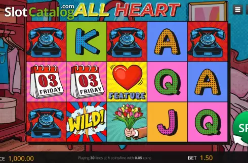 Скрин2. All Heart слот