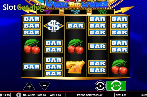 Скрин2. Wheel Big Winner слот
