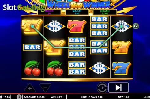 Скрин3. Wheel Big Winner слот
