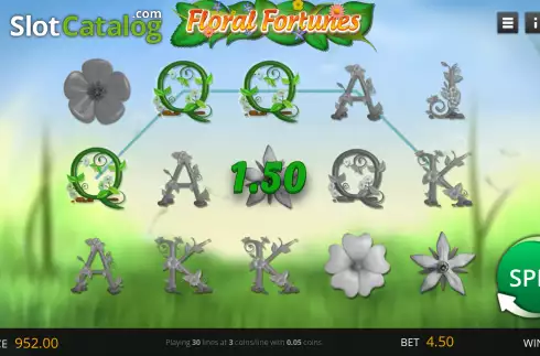 Скрин3. Floral Fortunes слот