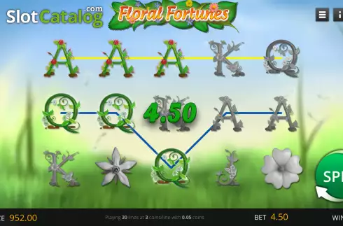 Скрин4. Floral Fortunes слот