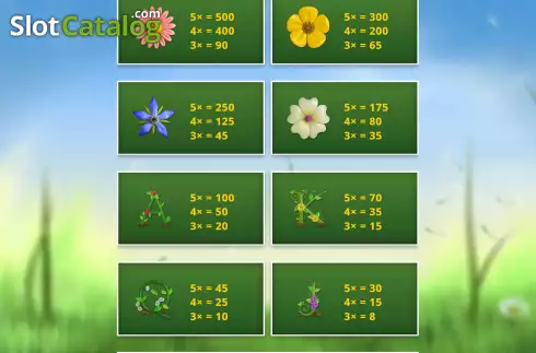 Скрин6. Floral Fortunes слот