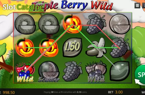 Скрин4. Triple Berry Wild слот