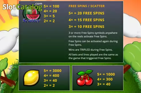 Скрин7. Triple Berry Wild слот