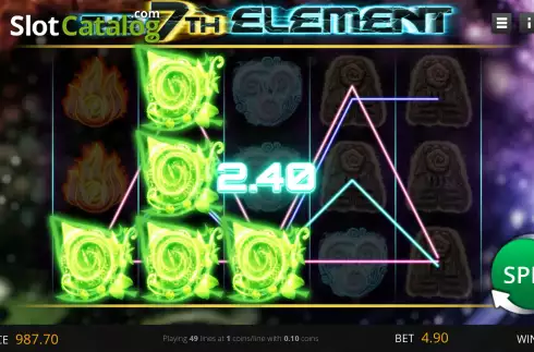 Скрин3. The 7th Element слот