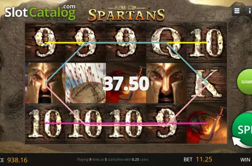 Скрин3. Age of Spartans слот