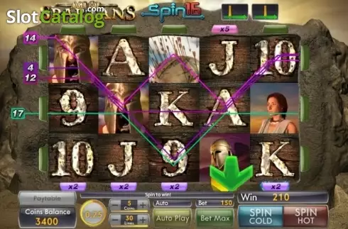 Скрин3. Age of Spartans Spin16 слот