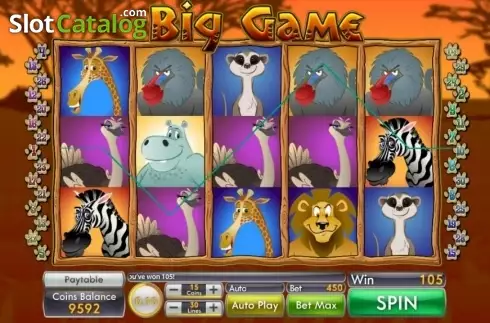 Скрин4. Big Game слот