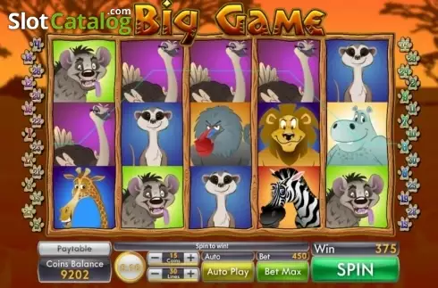 Скрин2. Big Game слот