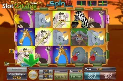 Скрин4. Big Game Spin16 слот