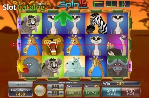 Скрин3. Big Game Spin16 слот