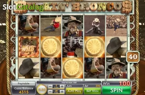 Скрин5. Buckin' Broncos слот
